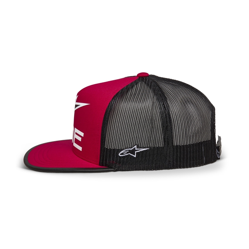 Alpinestars Ride 4.0 ER cepure sarkanā-melnā-baltā krāsā