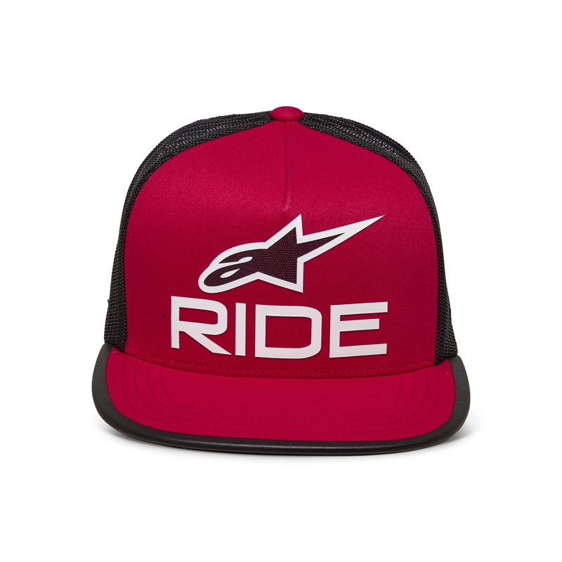 Alpinestars Ride 4.0 ER cepure sarkanā-melnā-baltā krāsā