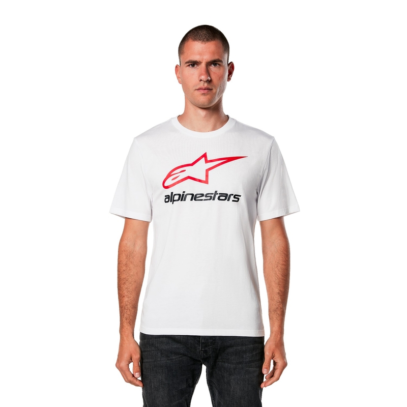 T-krekls Alpinestars Always 2.0 CSF white-red-black