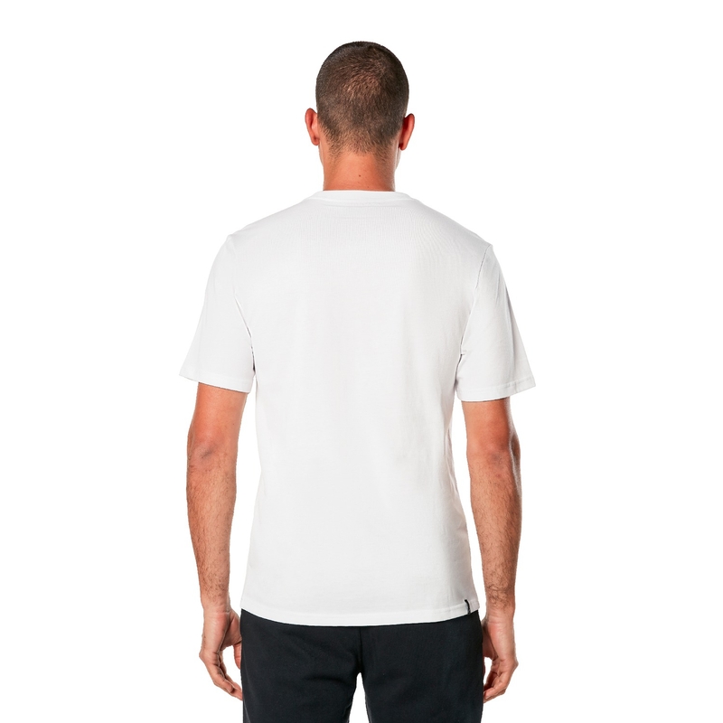 T-krekls Alpinestars MX ķivere CSF white