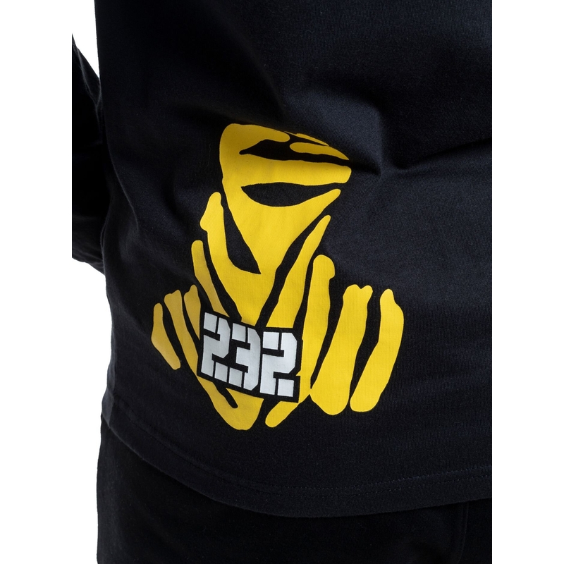 Meatfly Dakar Beduīnu t-krekls ar garām piedurknēm melns