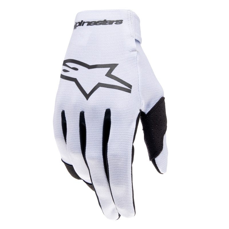 Alpinestars Radar motokrosa cimdi gaiši pelēki melni melni