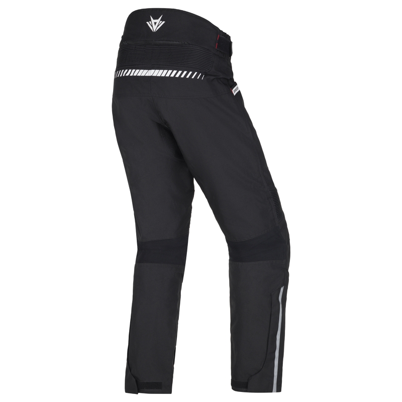 RSA Greby 2 melnas un baltas motocikla bikses