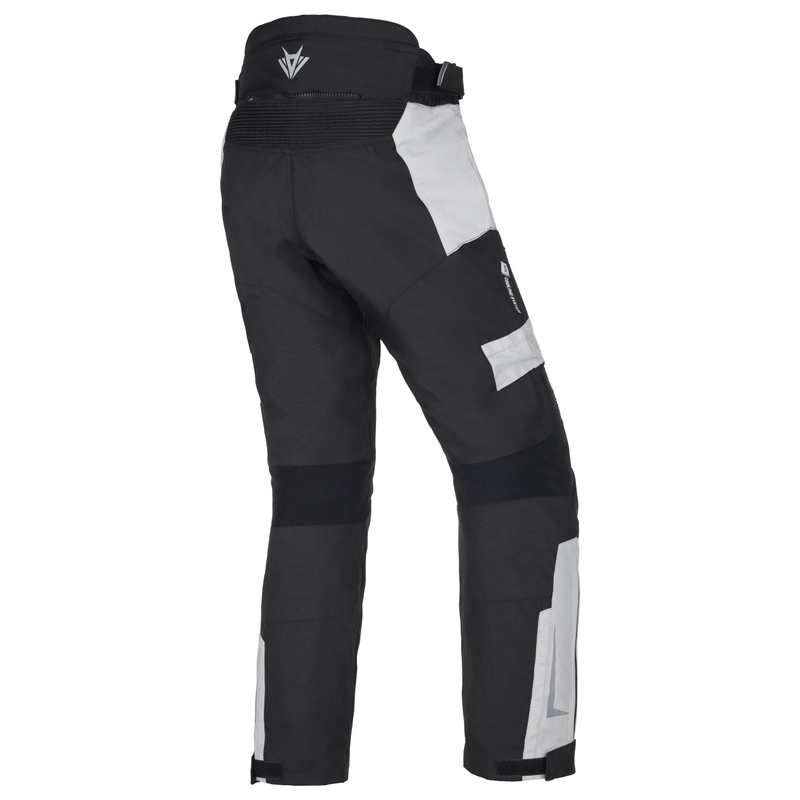 RSA EXO 2 melni pelēkas motocikla bikses