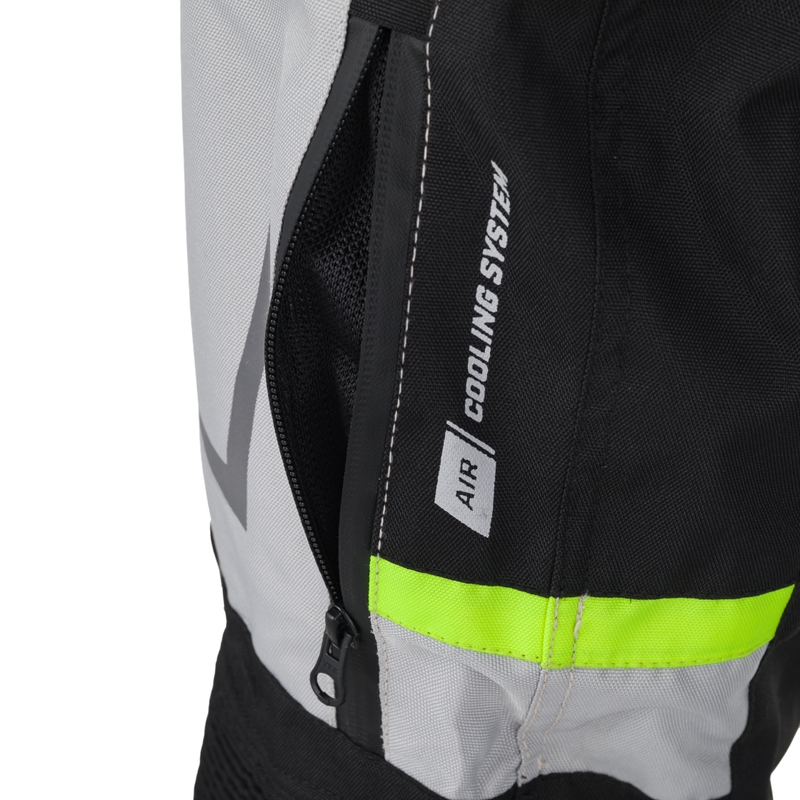 RSA EXO 2 motocikla bikses melnas-fluorescentas dzeltenas