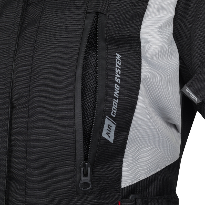 Sieviešu motocikla jaka RSA EXO 2 black-grey-red