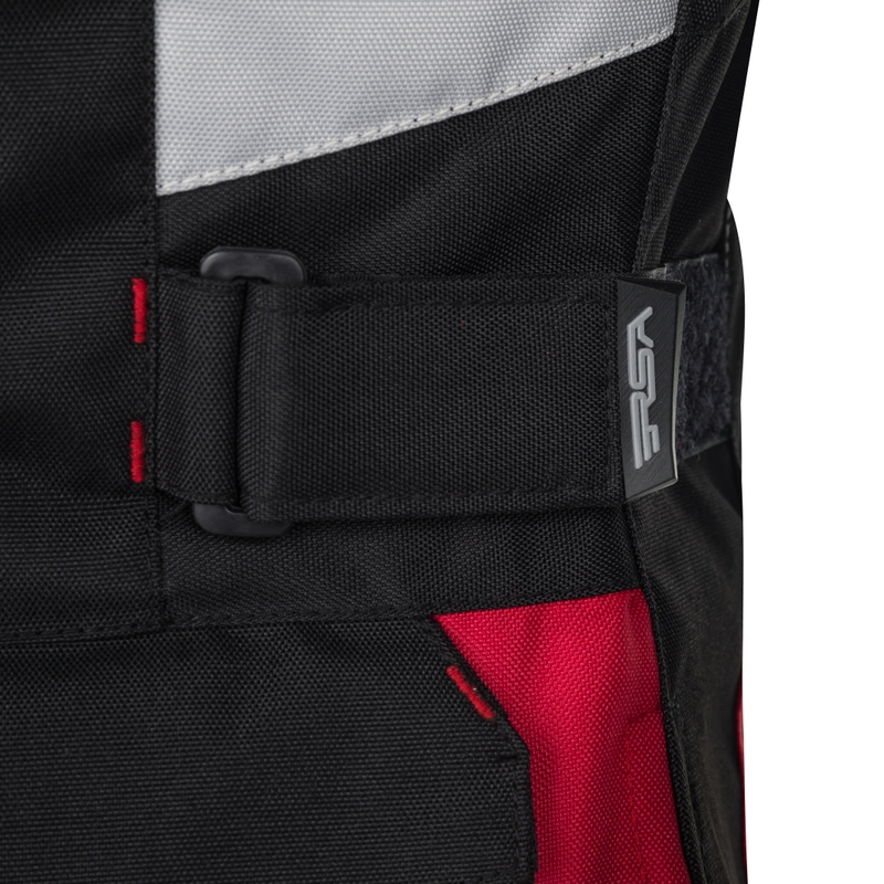 Sieviešu motocikla jaka RSA EXO 2 black-grey-red