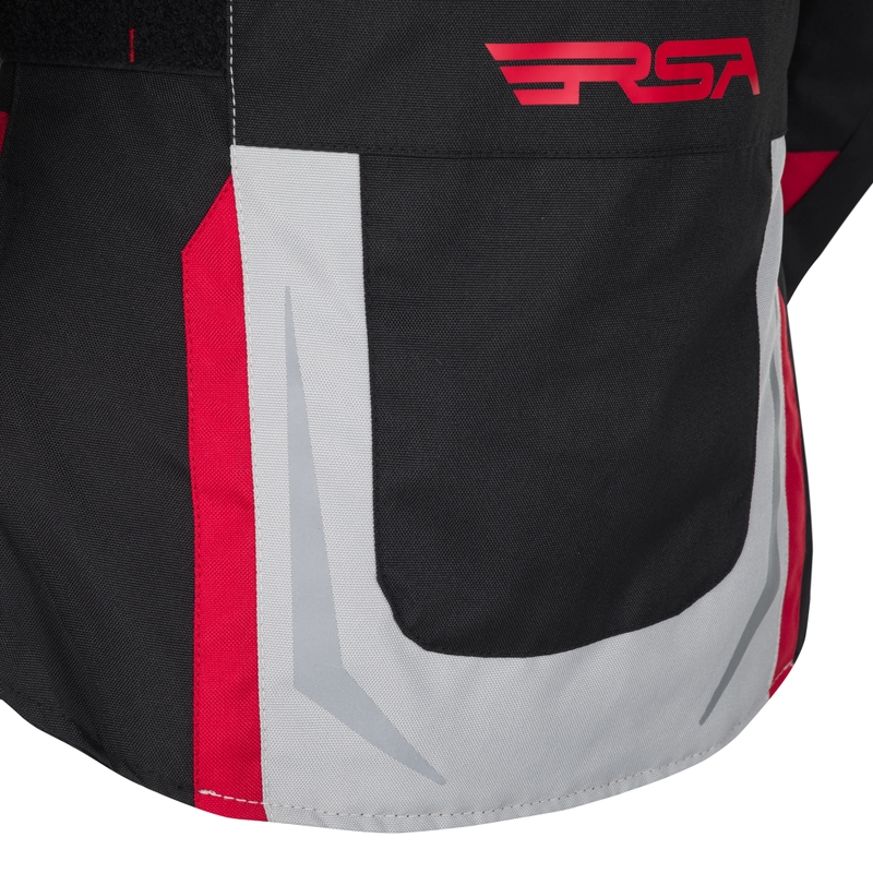 Sieviešu motocikla jaka RSA EXO 2 black-grey-red