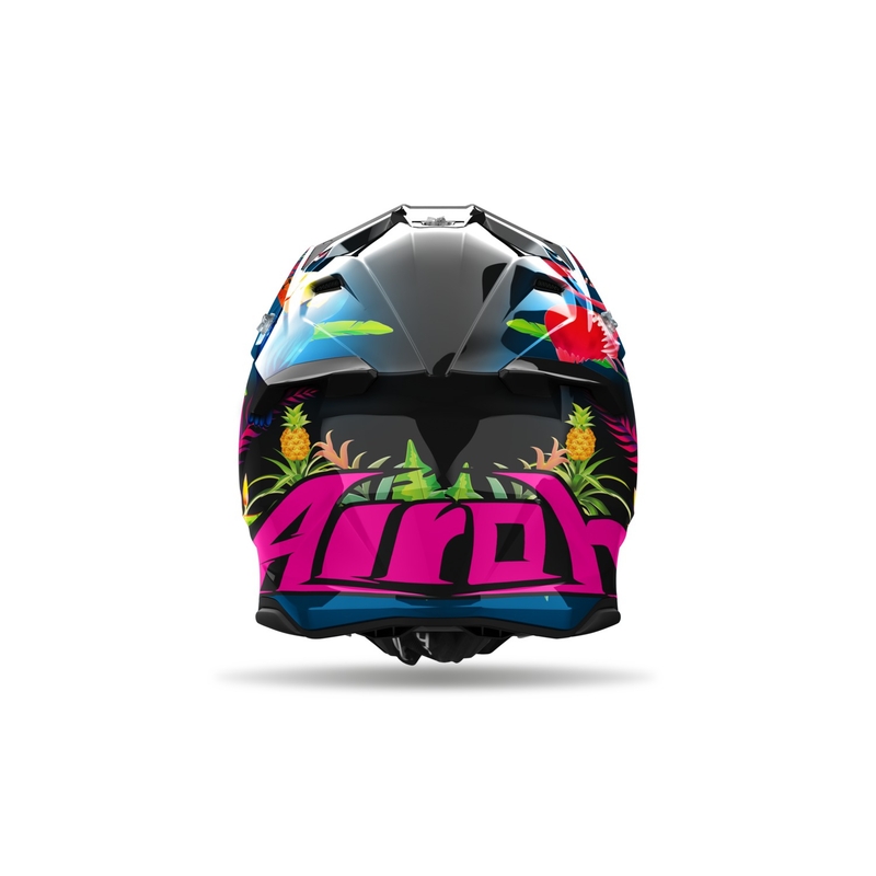 Motokrosa ķivere Airoh Twist 3 Amazonia spīdīga
