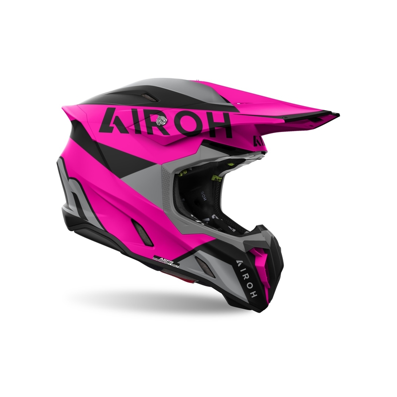 Motokrosa ķivere Airoh Twist 3 King matēta rozā krāsā