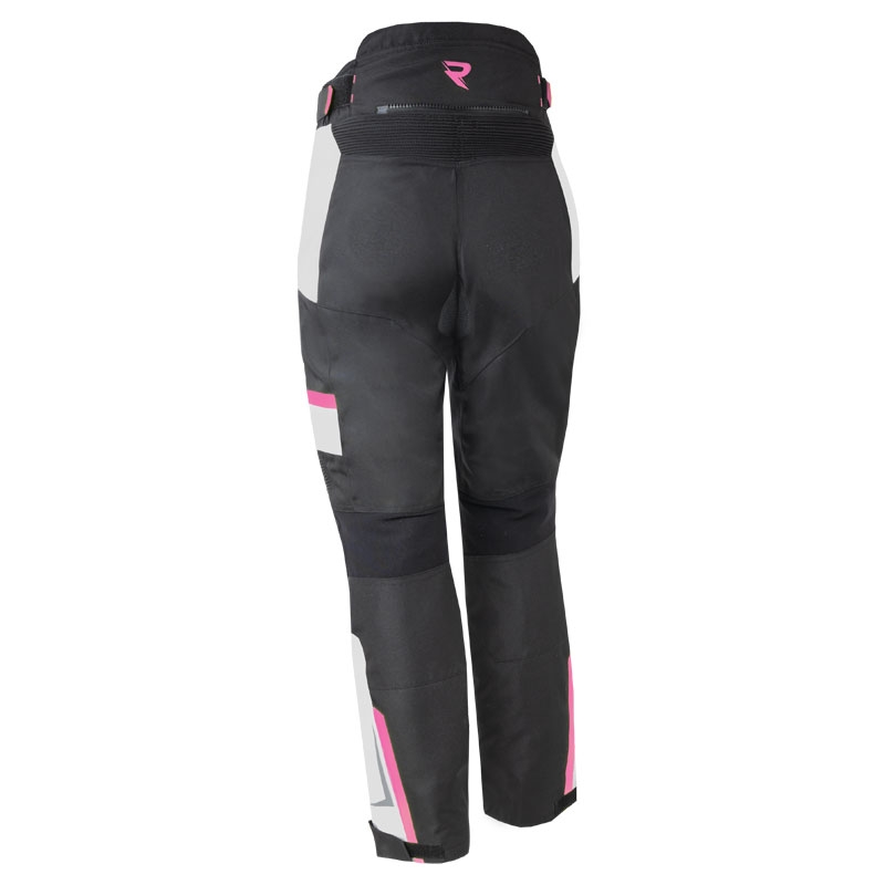 Sieviešu Street Racer Hilax Black-Grey-Pink Motocikla bikses sievietēm