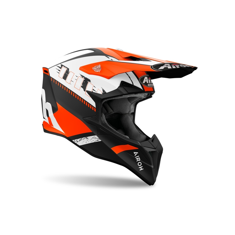 Motokrosa ķivere Airoh Wraaap Feel matēts oranžs