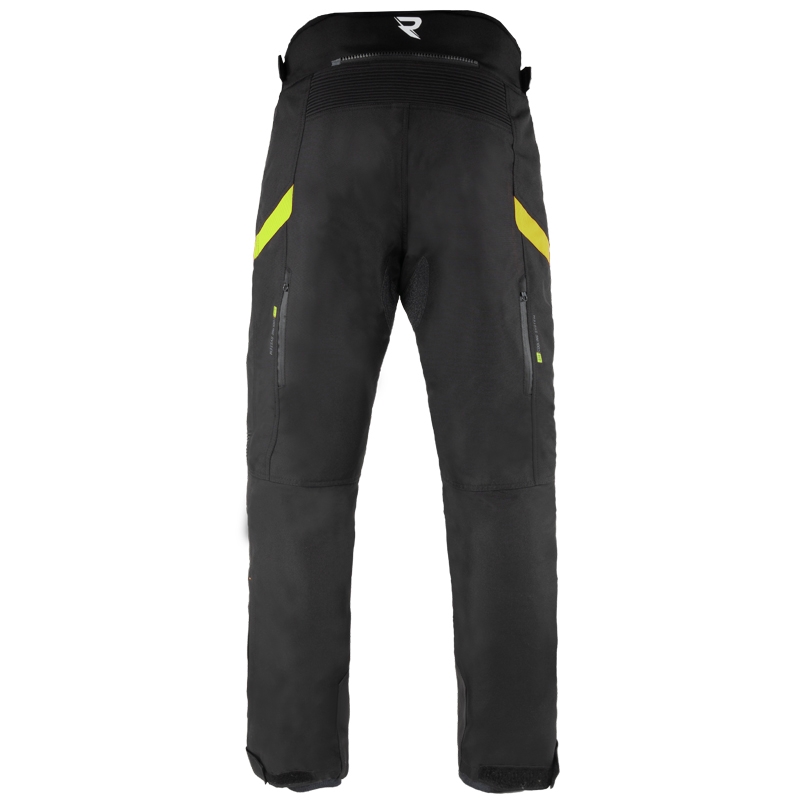 Street Racer Vix melnas un fluo dzeltenas motocikla bikses