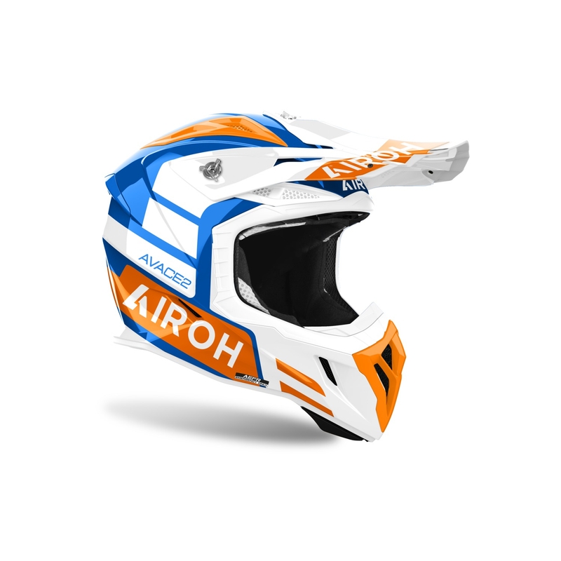 Motokrosa ķivere Airoh Aviator Ace 2 Sake spīdīgi oranža