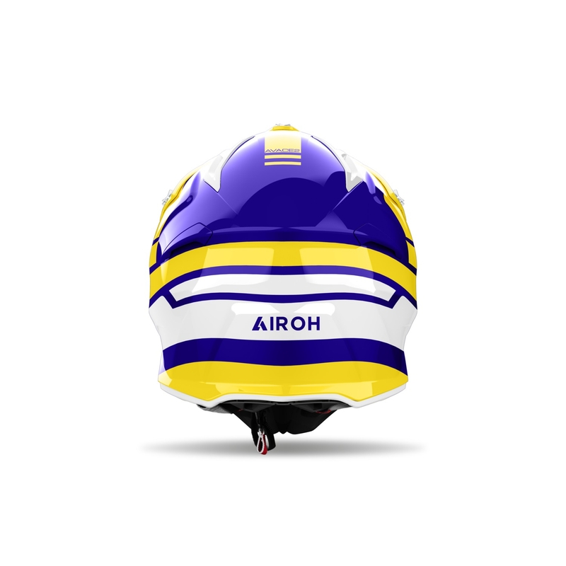Motokrosa ķivere Airoh Aviator Ace 2 Sake spīdīgi dzeltena
