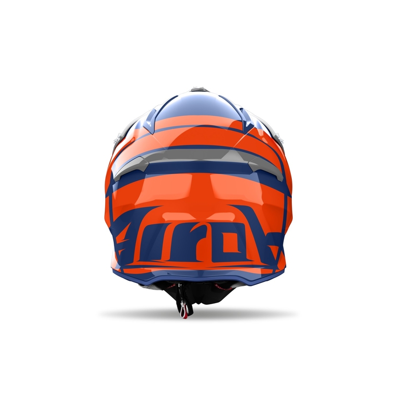 Motokrosa ķivere Airoh Aviator Ace 2 Engine spīdīgi zila