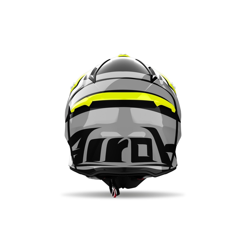 Motokrosa ķivere Airoh Aviator Ace 2 Engine spīdīgi dzeltena
