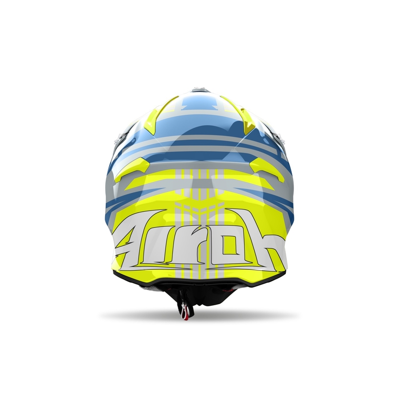 Motokrosa ķivere Airoh Aviator Ace 2 Proud spīdīgi dzeltena