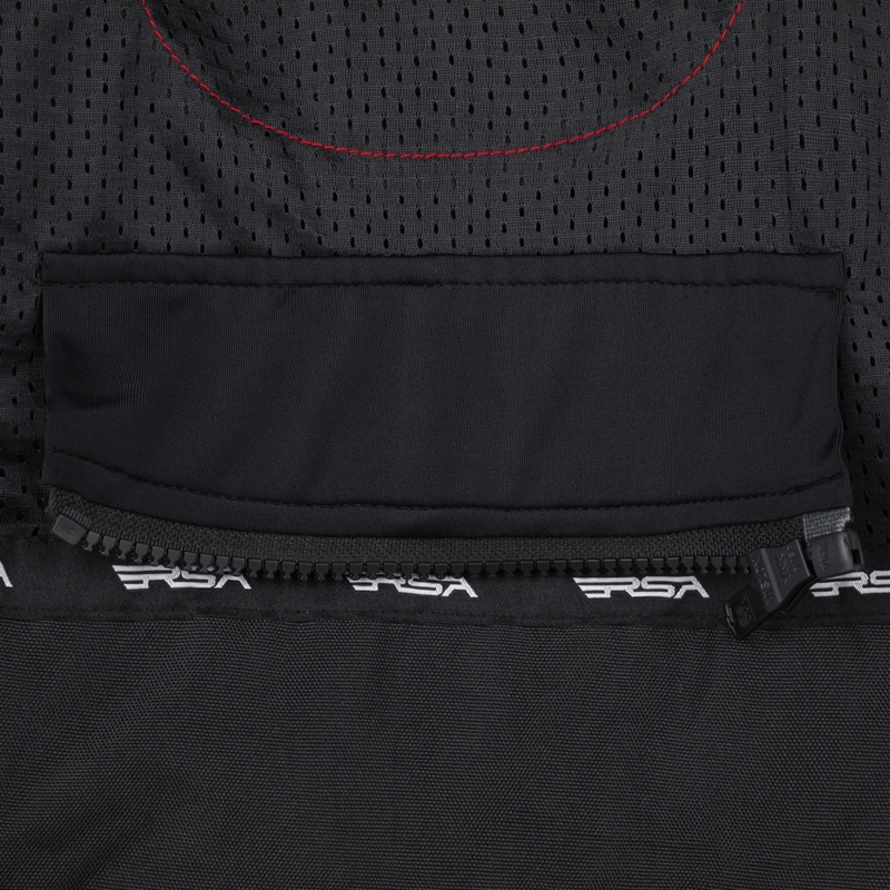 RSA Bolt melnā un baltā motocikla jaka