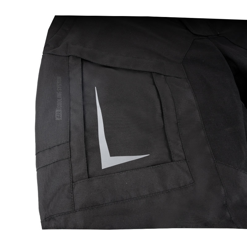 Sieviešu Street Racer Hilax melnas motocikla bikses