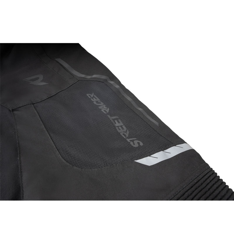 Street Racer Flex Air Black Motocikla bikses