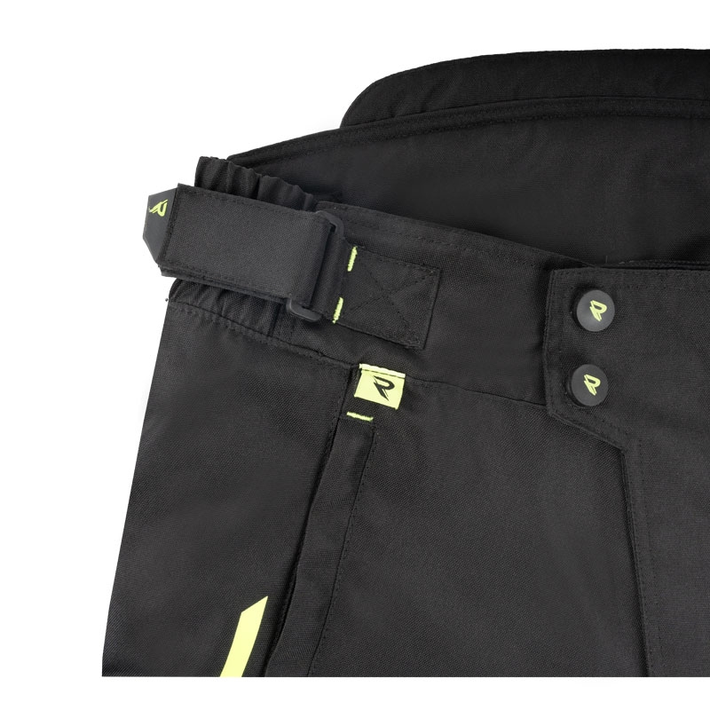 Street Racer Flex EVO moto bikses melnas-fluo dzeltenas