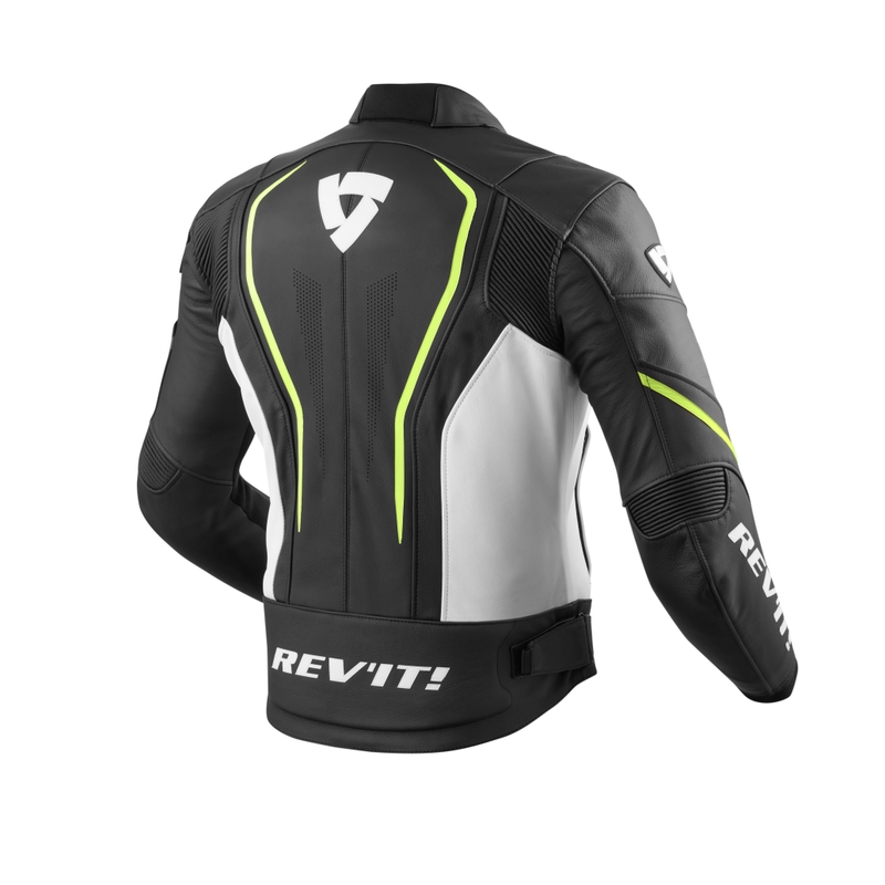 Motocikla jaka Revit Vertex GT black-fluo yellow izpārdošana
