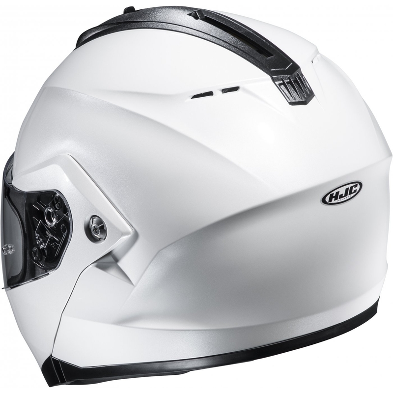 Flip-up motociklu ķivere HJC ķivere C91N Solid pearl white