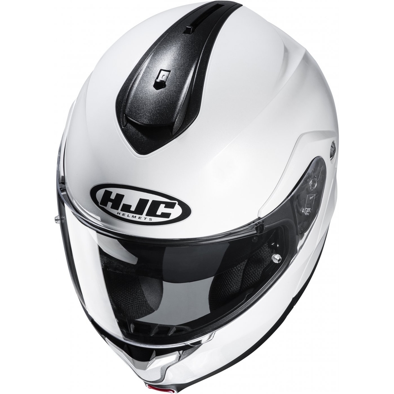Flip-up motociklu ķivere HJC ķivere C91N Solid pearl white
