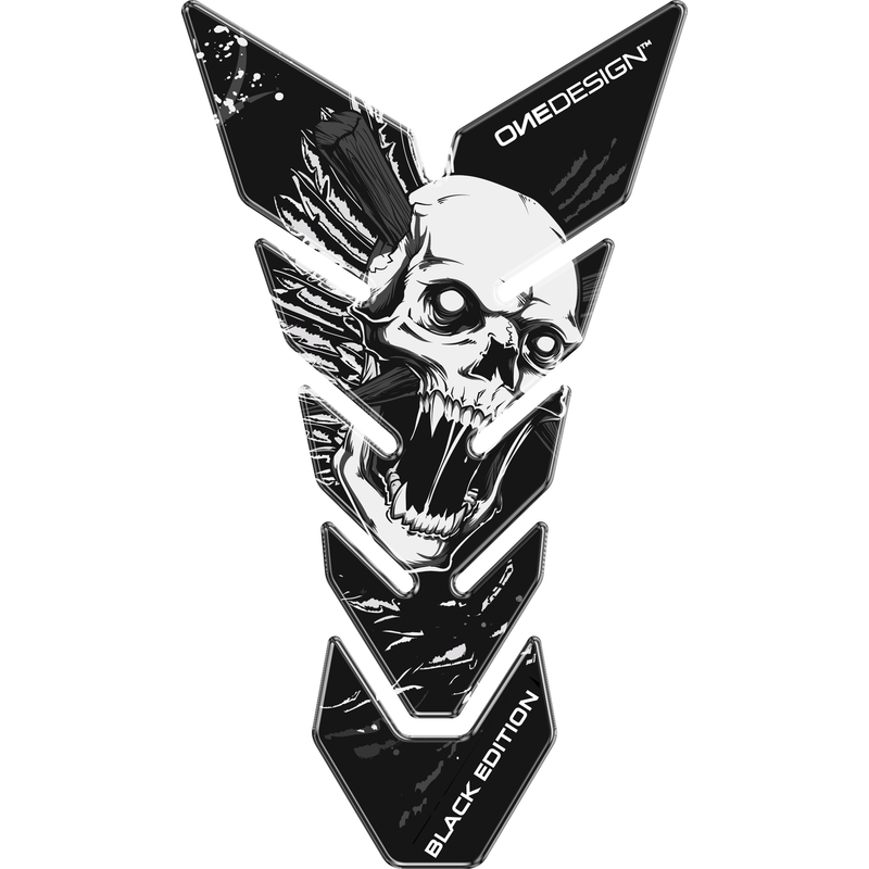 Degvielas tvertnes vāciņš Drukāt - Skull 6
