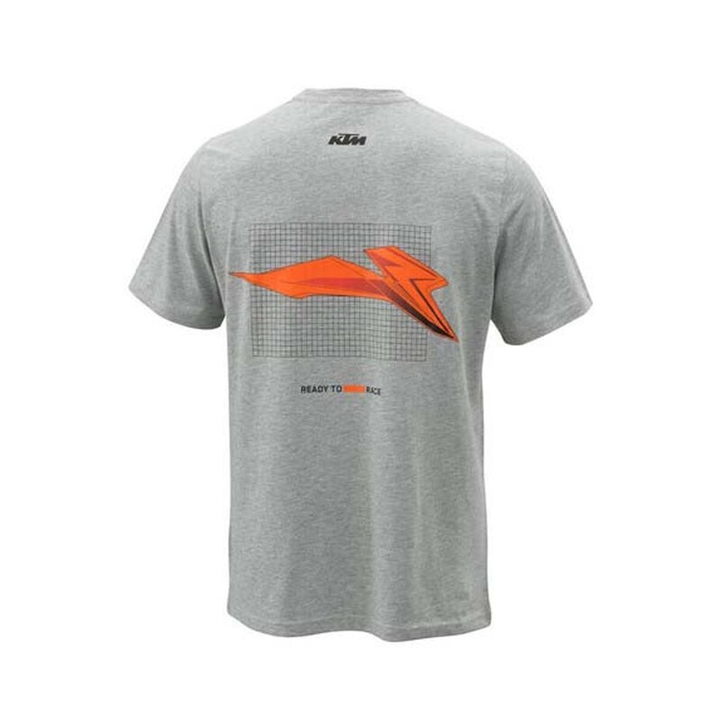 T-krekls KTM Grid Tee pelēks izpārdošana