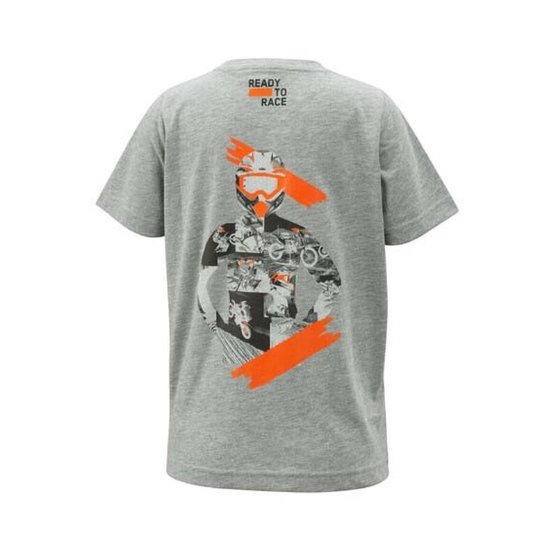 Bērnu T-krekls KTM Hero Tee pelēks