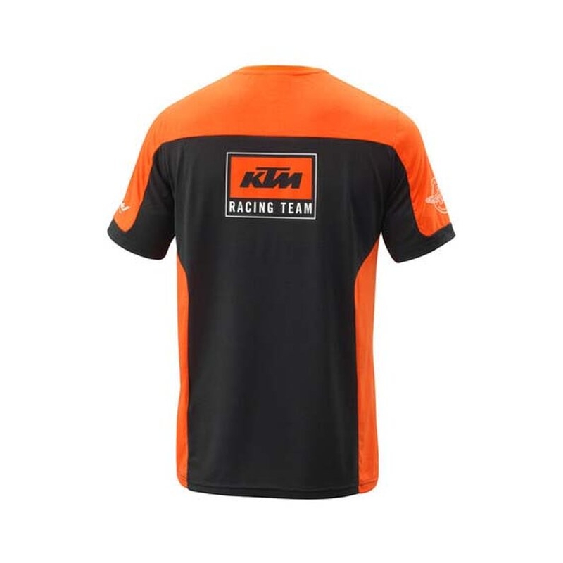 KTM Team Tee melns-oranža