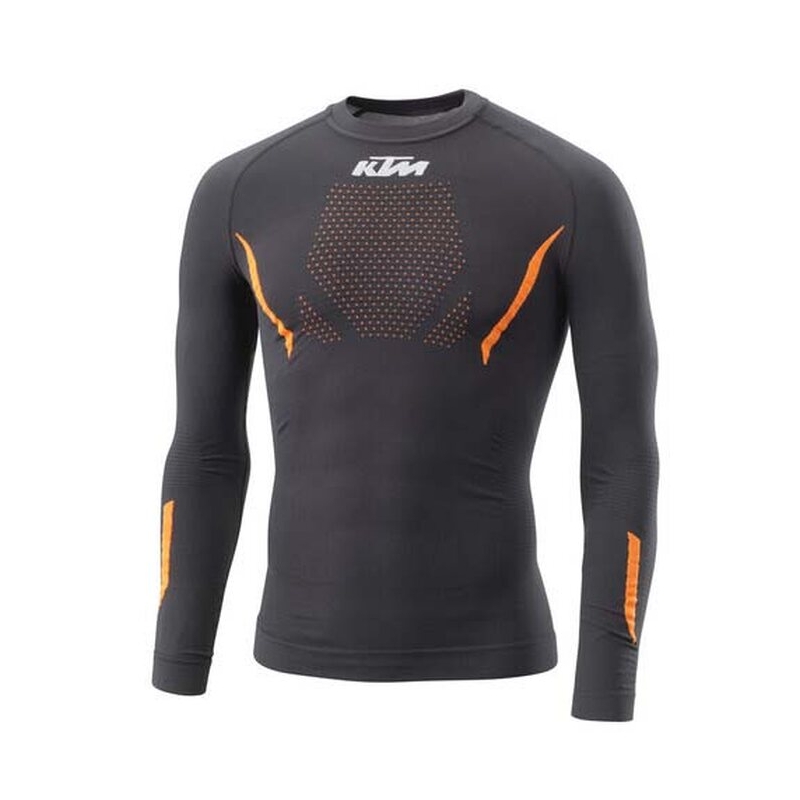 Funkcionālais T-krekls KTM Summer Performence Long black-orange