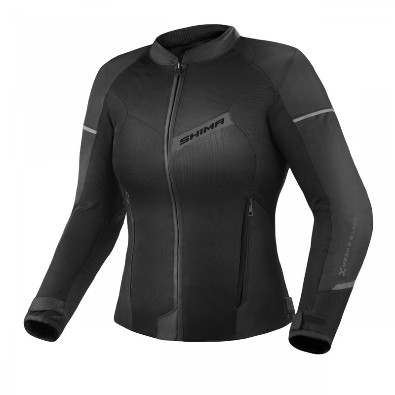 Sieviešu motocikla jaka Shima X-MESH 2.0 melna