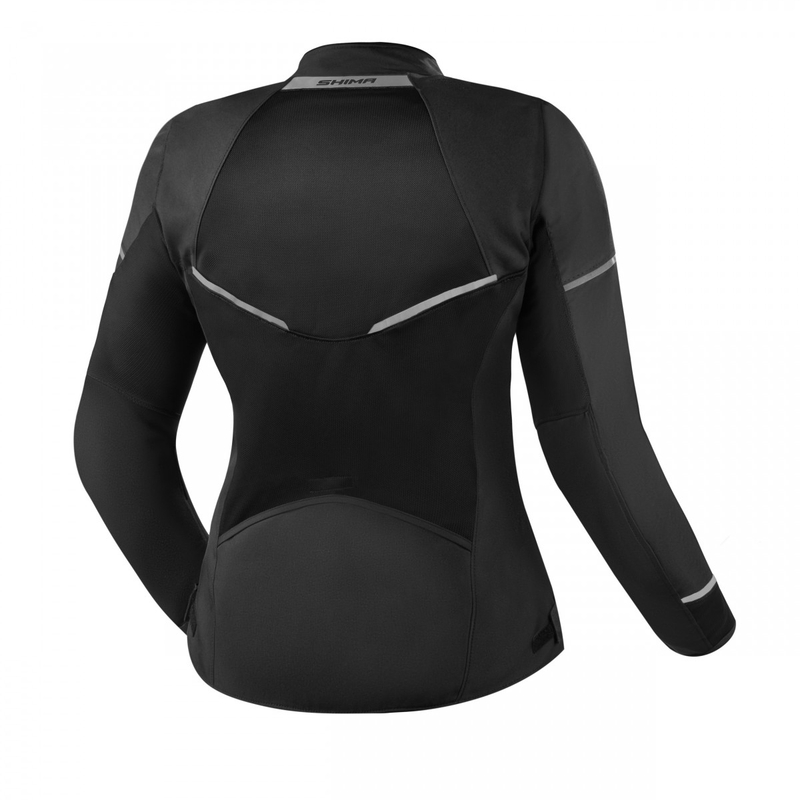 Sieviešu motocikla jaka Shima X-MESH 2.0 melna
