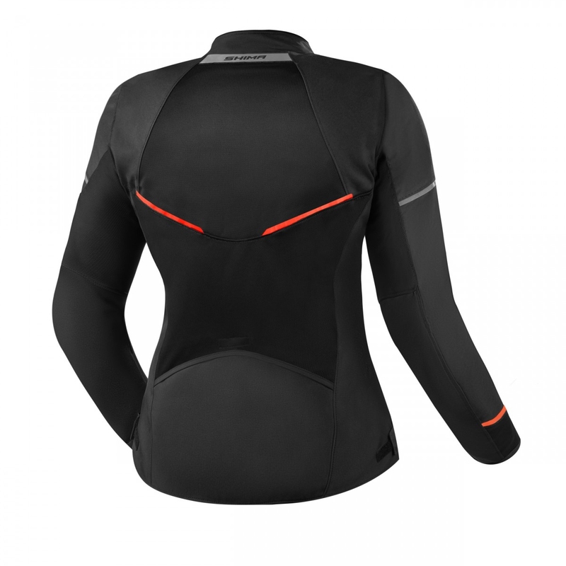 Sieviešu motocikla jaka Shima X-MESH 2.0 black-red
