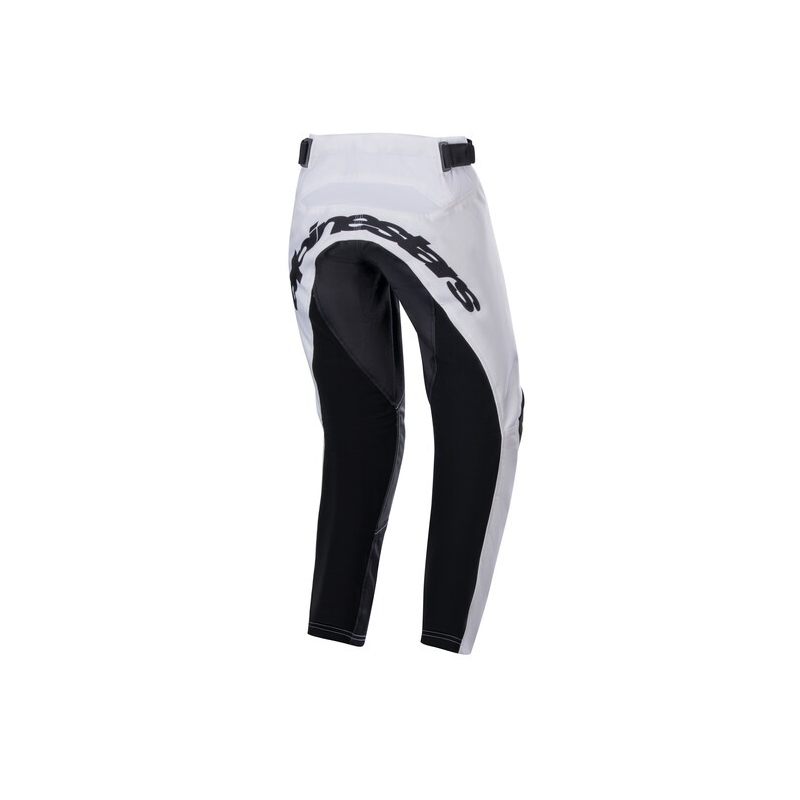 Alpinestars Racer Lucent bērnu motokrosa bikses White-Black-Yellow