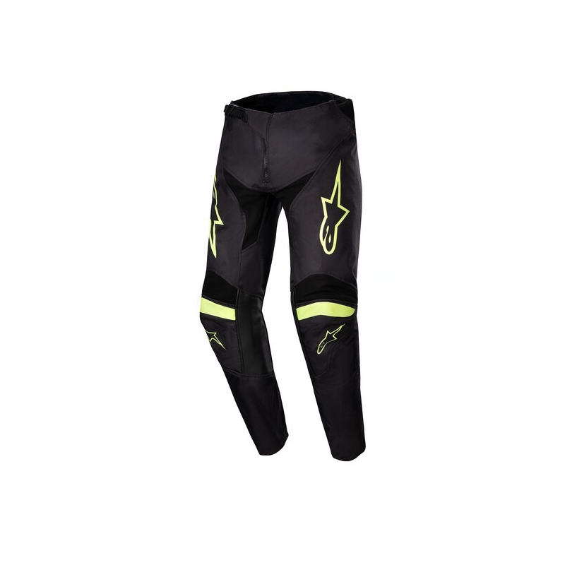 Dětské motokrosové kalhoty Alpinestars Racer Lurv 2024 černo-fluo žluté