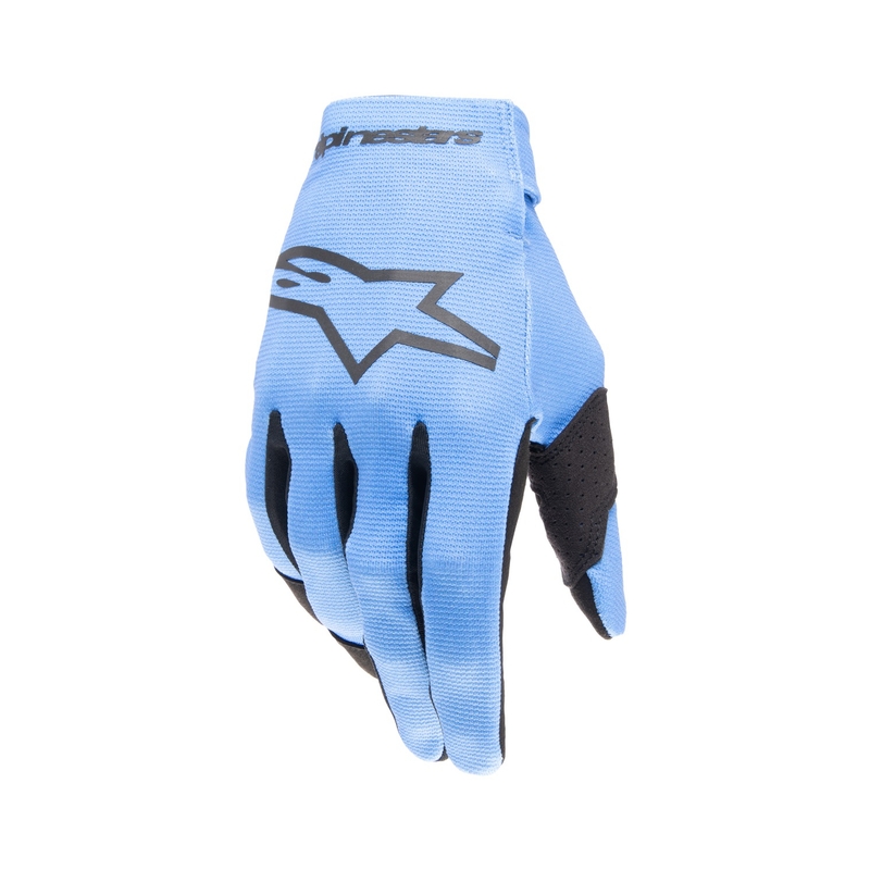 Dětské motokrosové rukavice Alpinestars Radar 2024 světle modro-černé