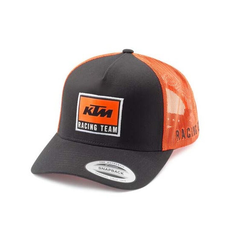 KTM Team Trucker cepure OS melna-oranža