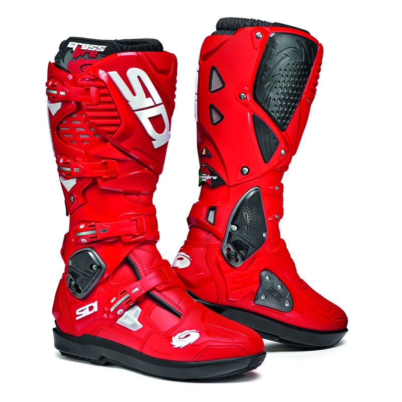 Boty na motorku SIDI CROSSFIRE 3 SRS červené