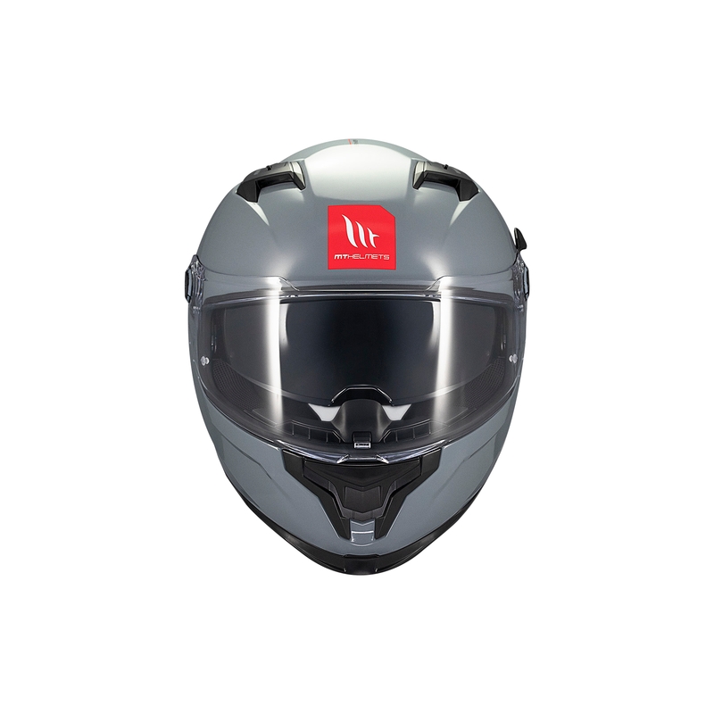 MT BRAKER SV SOLID A12 integrālā motociklu ķivere pelēka