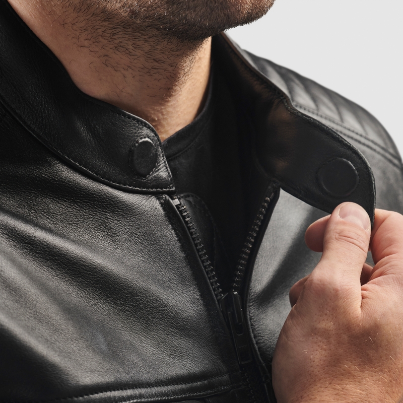 Rebelhorn Hunter II Black Ādas motocikla jaka