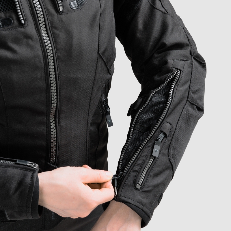 Rebelhorn Hiker IV Sieviešu motocikla jaka Black