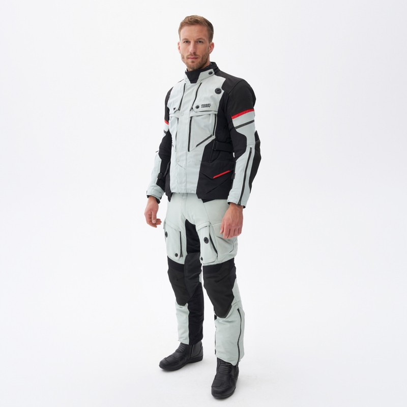 Rebelhorn Range pelēk-melni-arkana motocikla jaka
