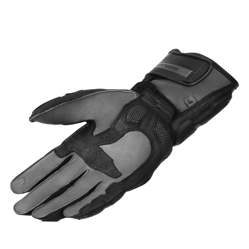 Rukavice na motorku Rebelhorn ST Long černé výprodej