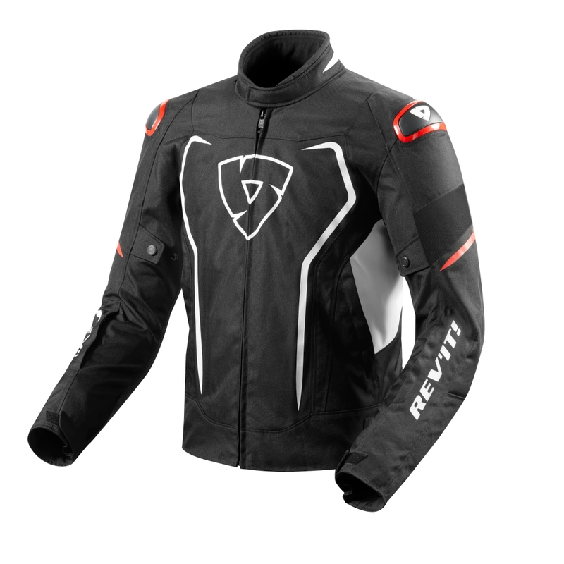 Bunda na motorku Revit Vertex H2O černo-červená výprodej