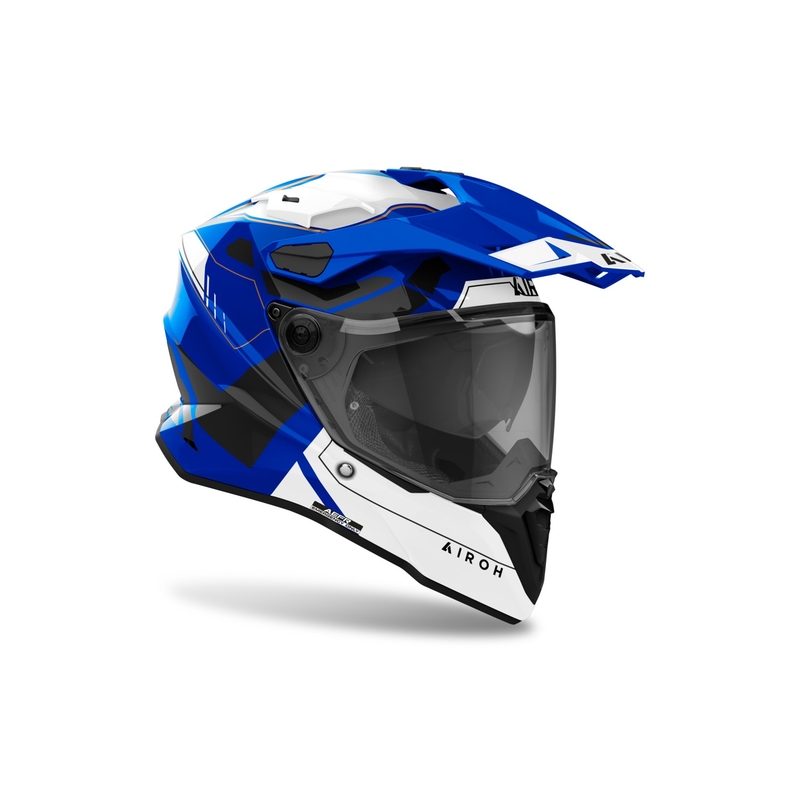 Enduro ķivere Airoh Commander 2 Reveal spīdīgi zila