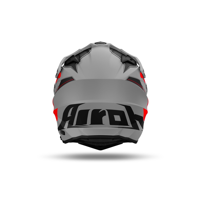 Enduro ķivere Airoh Commander 2 Reveal matēti sarkana fluo krāsas